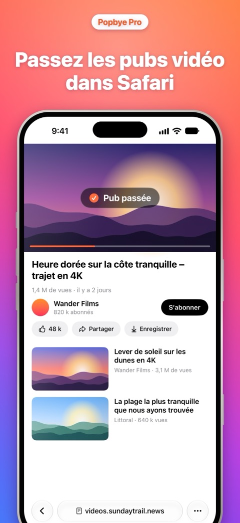 Passez les pubs vidéo dans Safari avec Video Shield