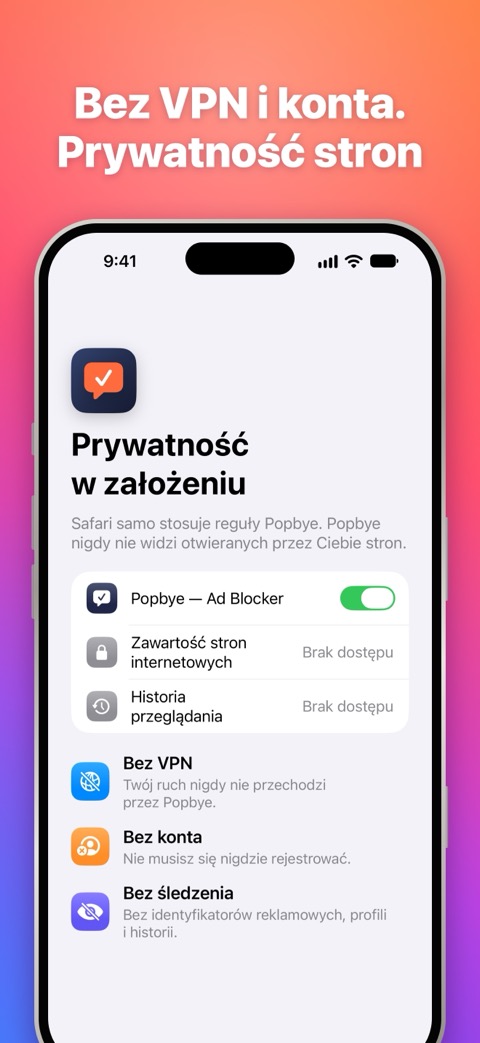 Bez VPN i konta: Twoje strony pozostają prywatne