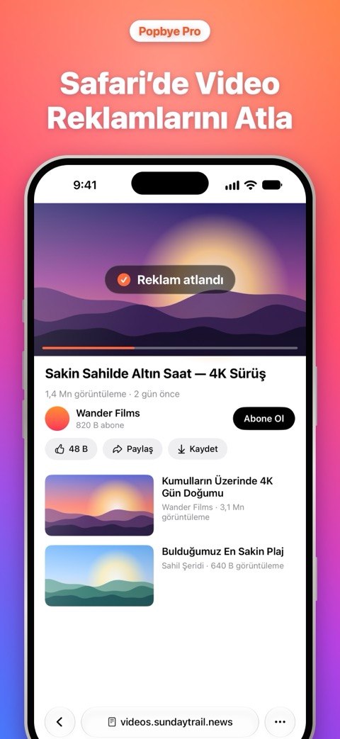 Safari’de video reklamlarını Video Shield ile atla